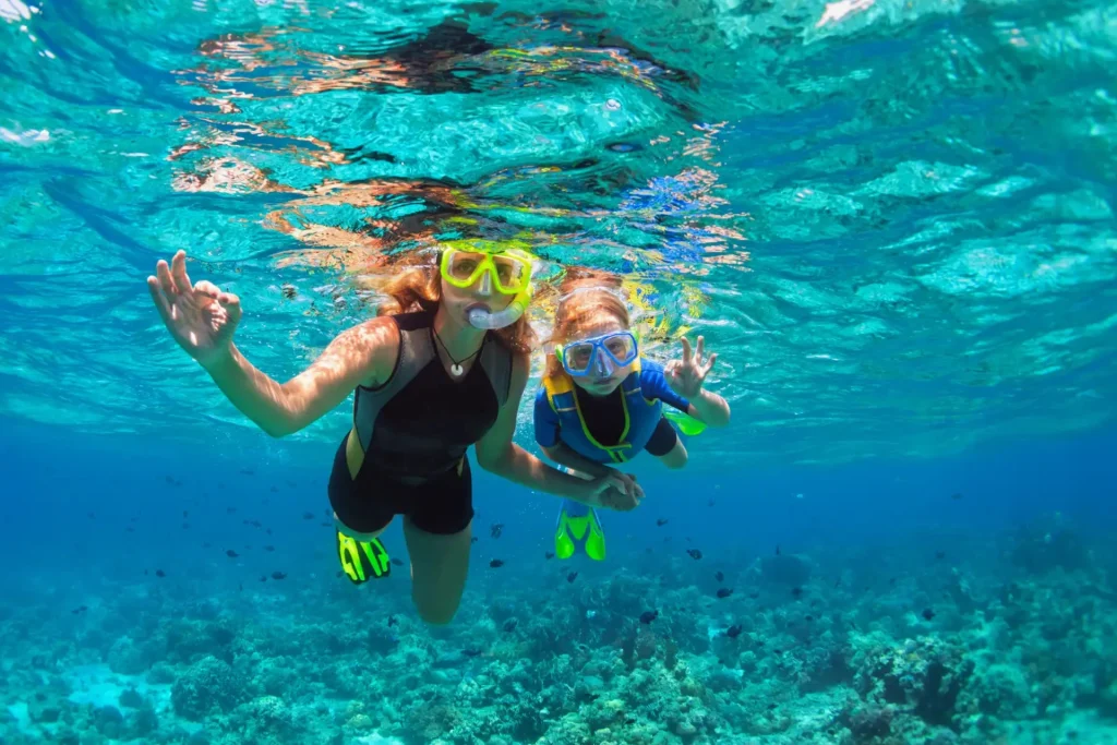 Snorkeling at Dreamshore Kiwi Beach Resort, Tablas Romblon Philippines